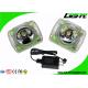 Small Size Rechargeable LED Mining Light PC Material 13000lux 14-16hrs Working Time