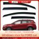ABS Smoke Window Visor , 4Pcs/Set Side Window Deflectors Fit Ford Escape 2013-2019