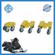Silicone 1500Lbs Load Capacity Snowmobile Wheel Dollies Strap-On Snowmobile Roller Set