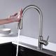 Touch Sensitive Kitchen Bar Faucets Deck Mounted IPX5 Safe Protection