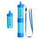 LIQUIDZING Emergency Water Filter Straw Portable Filter Drinking Straw 99.9999%