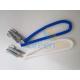 Dental Clip Expander Slim Plastic Spiral Rope Napkin Holder in Blue/White Colour