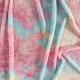 Tie Dyed Gradient Artificial Fur Fabric Rabbit For Clothes Toy Handbag Upholstery