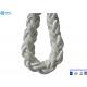 8 strand white color nylon/polyamide mooring rope