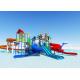 Commercial Fiberglass Water Slides / Water Park Playground Equipment Easy