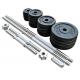 man excercise cast iron painting dumbbell barbell set 50kg for sales