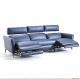 Top Layer Cowhide Three-Seat Functional Stretch Sofa Leather Art Smart Furniture Electric Sofa Combination