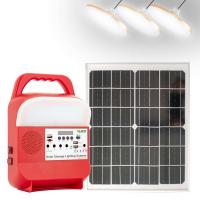 Outdoor Portable Solar Light Bulb Smart Camping Lamp DC Rechargeable Emergency