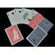 Full Color Printing Paper Casino Played Cards EN71 / CE / REACH Certificated