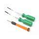 3pcs Screwdrivers Car Connector Crimp Pin Remover Terminals Removal Tool Set