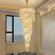 Long Hign ceiling Crystal Chandelier For Hall Project Staircase Stairwell Chandelier(WH-CY-202)