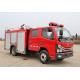 6.2m Fire Rescue Trucks 140hp Dongfeng Water Tanker Fire Truck