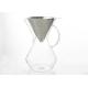 Hand Drip Pour Over Coffee Carafe 4 Cups High Borosilicate Glass Materials