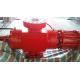 Red Wellhead Surface Safety Valve , FC Hydraulic Gate Valve With Manual Operation