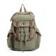 Vintage Canvas Leather Backpack School Bag Satchel For Outdoor Hiking / Climbing