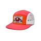 Duck tongue cap color patchwork 5-page panel camper cap flat brim