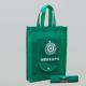 Foldable Non-Woven Tote Bags With Snap Button Pomotional Shopping Bags With Front Pocket