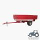 4TR2W 2wheel dump trailer with loading capacity 4ton