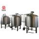 7 Bbl Commercial Mini Micro Beer Brewing Equipment 2 / 3 / 4 Vessels CIP Cleaning