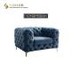 80cm Height Armrest Single Modern Upholstered Sofa