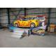 Mini Flying Car Kiddie Amusement Rides Yellow Red Color For Playgrounds