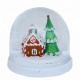 Santa Claus Resin Craft 9*9*9cm Plastic Snow Ball