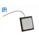 White Color UHF Small RFID Antenna 902-928MHz For RFID Handheld Reader Gain >2dBic