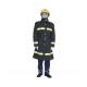 EN469 Fire suit with reflective strip, helmet, gloves, fire boots