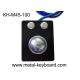 Waterproof Industrial Trackball Mouse Electroplated Black Stainless Steel