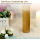 Bamboo Scattering Urn Set, 4PCS Small Bamboo Scattering Urns for Human Ashes, Cremation Ashes Tube Urns for Human