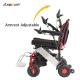 Brush Motor Light Foldable Electric Wheelchair For Disabled Elderly