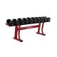 Q235 Commercial Grade Gym Equipment Single Tier Dumbbell Rack