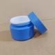 20g 50g Blue Ceramic Cosmetic Jars Bottle Cream Jar Packaging With Plastic Lid