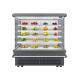 2.5m Supermarket Wall Display Fridge Showcase Multi Deck Chillers For Milk And Drinks