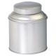 Custom Hinged Lid Metal Tin Box / Round Tin Container Glossy Varnish