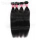 Natural Black Silky Straight Human Hair Extensions , Long Lasting European virgin Hair