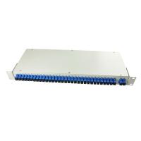 1260-1650nm Rack Mount Optical PLC Splitter For FTTX / PON Networks