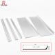 Living Room Extrusion Aluminum Wall Skirting Board Profiles Various Colors