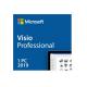 32/64 Bits Microsoft Visio 2019 Professional PRO FOR 5 User Download License