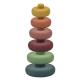 PVC Lead Free Silicone ODM Bath Baby Stacking Toy Rounded Edges