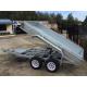 Steel 10x6 Hot Dipped Galvanized Tandem Trailer 3200KG With LED Light