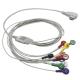 DMS Holter ECG Cable and Leadwires 10 lead IEC Snap