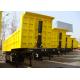42 Cbm Carbon Steel Dump Semi Trailer For Bulk Mine / Construction Cargos