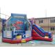 6x5m kids spiderman inflatable jumping castle with slide for sale price from Sino Inflatables