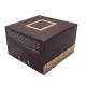 Beauty Product One Piece Gift Box Skincare Cream Packaging Box Brown Parfum