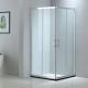 Square aluminium shower enclosure 900*900 with two sliding doors and two fixed panels