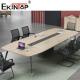 Modern Conference Long Table 10 People Meeting Desk 5 Year Warranty