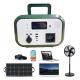 Lightweight Portable Power Station With Solar Panel 460Wh Multipurpose