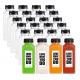 New Design Plastic Bottles 250ml 350ml 500ml Fruit Juice PET Bottles with Caps Disposable Plastic Bottles for Juice in Stock