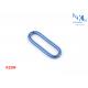 Multi - Purpose Blue Color Metal Square Buckle For Pet Strap Belt 31mm Inner Size